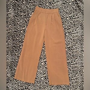 Abercrombie & Fitch Tan Wide Leg Pants